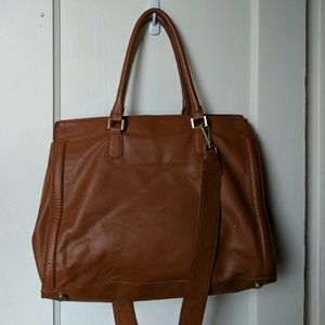 Tan handbag